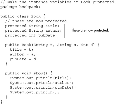 Understanding Protected Members Java A Beginner S Guide 5th Edition