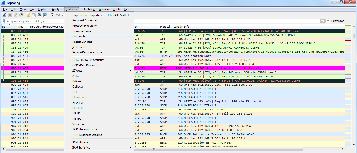 Endpoints Mastering Wireshark 2 Book