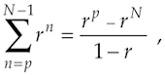 B. Closed Form of a Geometric Series Understanding Digital