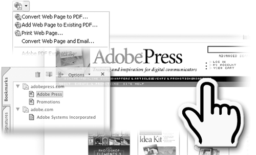 Creating Adobe PDF from Web Pages