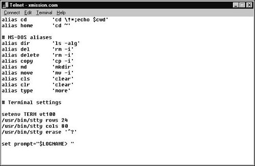 Changing Your csh Prompt - Unix Third Edition: Visual Quickstart