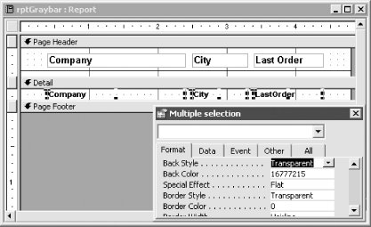 Changing all the controls’ BackStyle properties in one operation