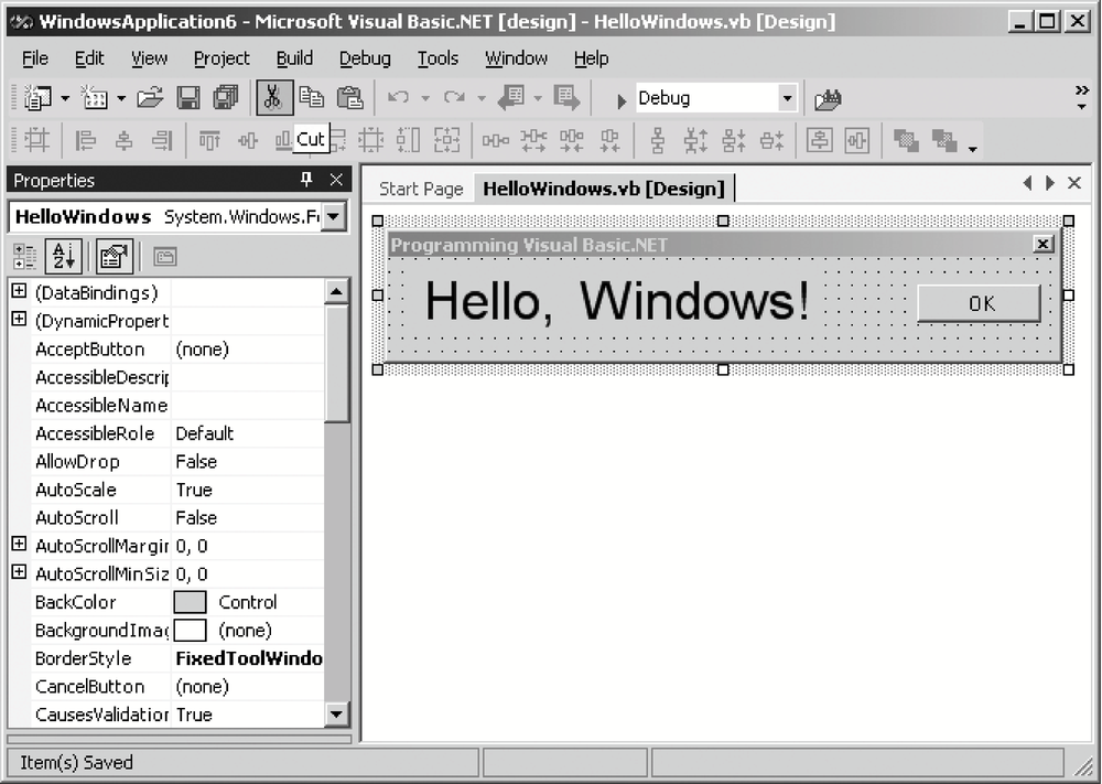 4. Windows Forms I: Developing Desktop Applications - Programming Visual  Basic .NET [Book]