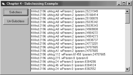 The Minimize subclassing example application of Chapter 4