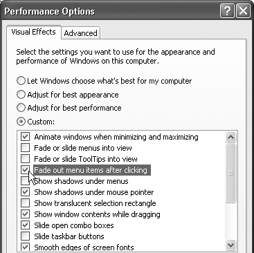 GEM IN THE ROUGH Performance Options