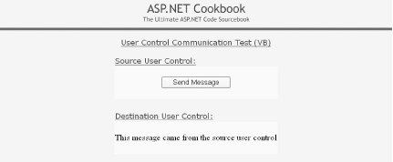 Communicating between controls output