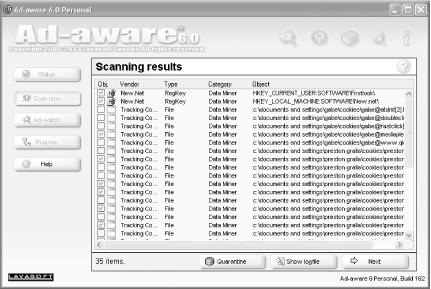 Finding and deleting spyware on your system with Ad-Aware
