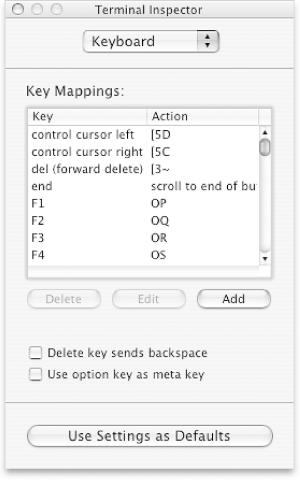 Keyboard preferences