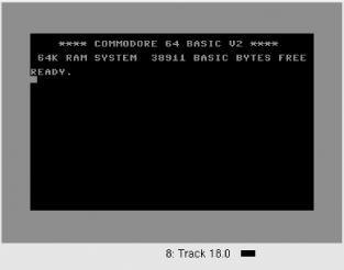 The familiar C-64 prompt