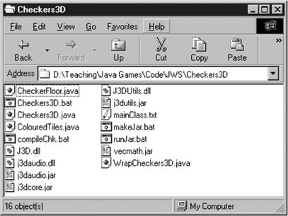 The initial Checker3D/ directory