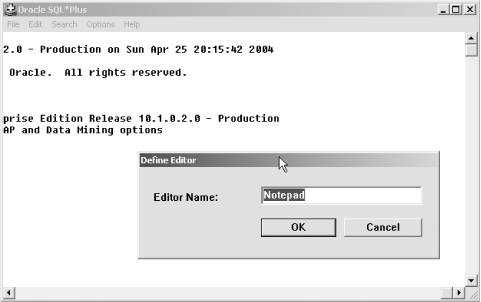 Specifying the executable to invoke in response to the EDIT command