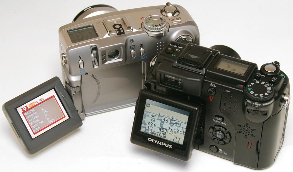 olympus camera with flip screen