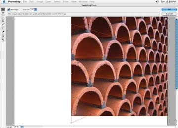 Draw grid to match perspective of existing