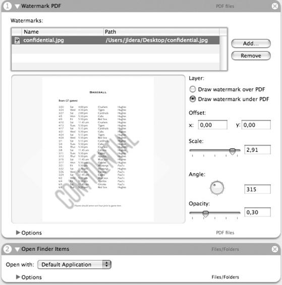 The Confidential Watermark workflow