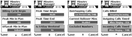 Configuration options in Minutes Manager