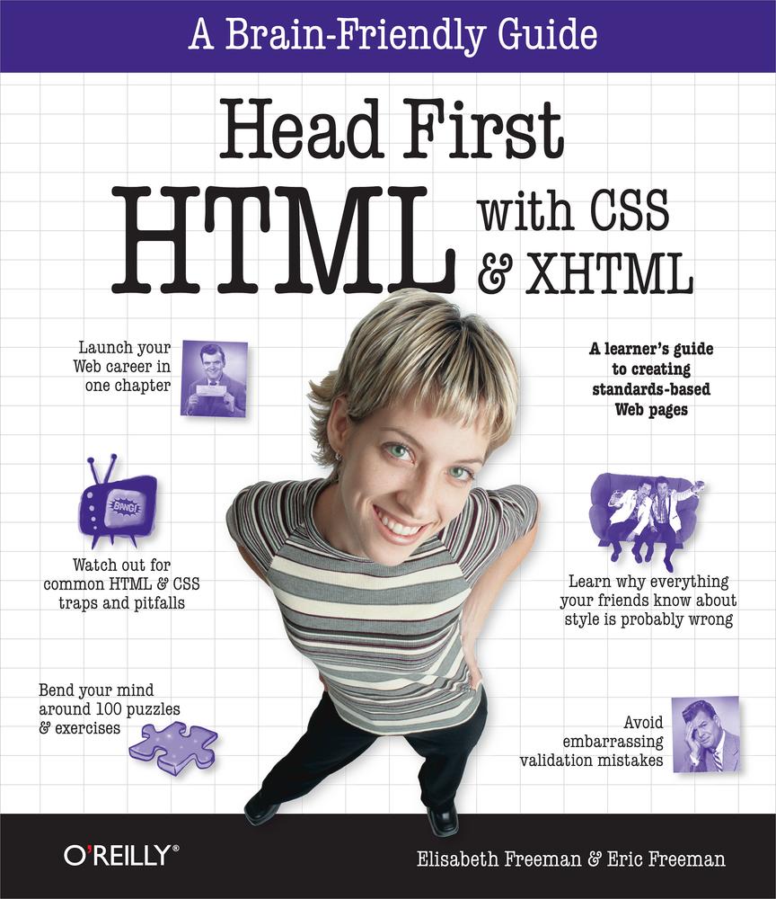 Cover - Head First HTML with CSS & XHTML [Book]