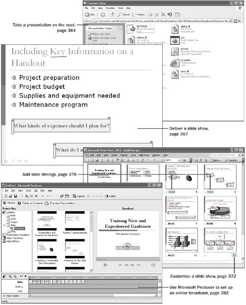 Setting Up and Delivering Slide Shows