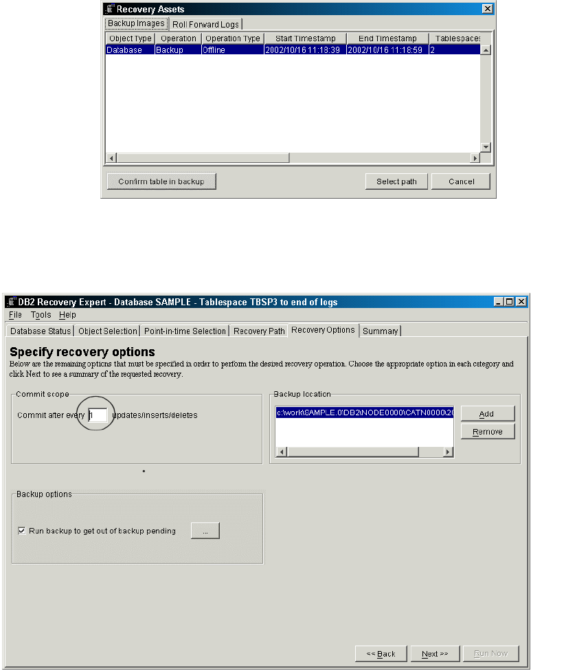 recovering-a-dropped-table-space-using-db2-recovery-expert-2-2-db2