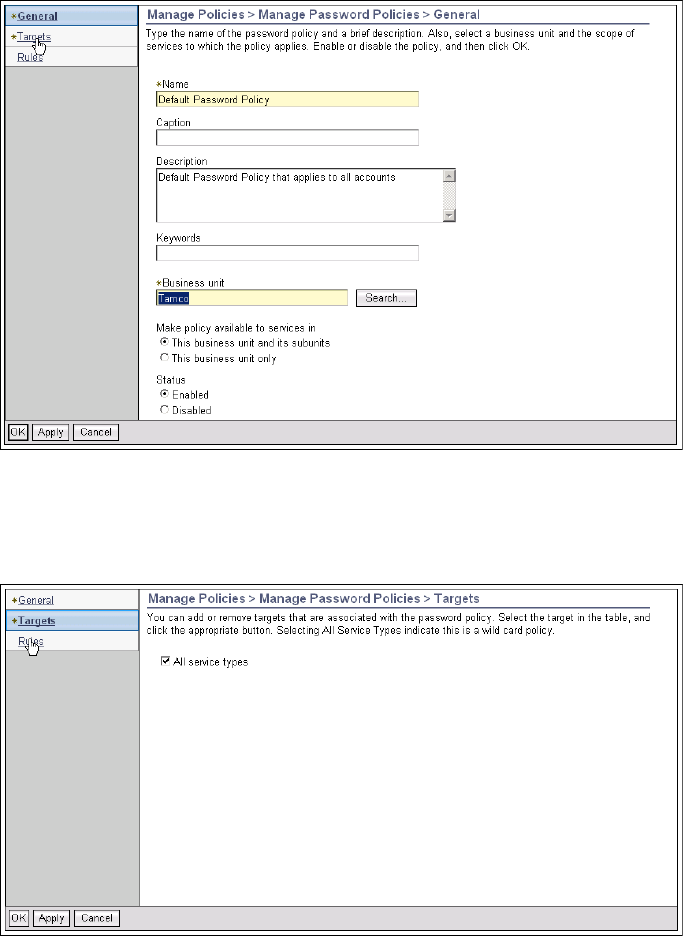 Changing the Access Manager Default Provisioning Policy - Deployment ...