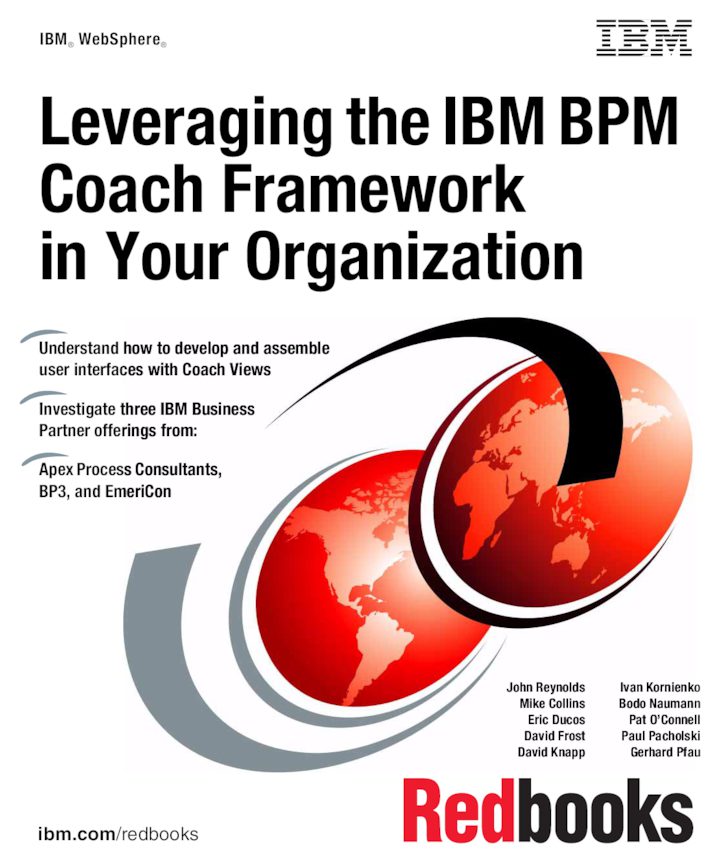 Front cover - Leveraging the IBM BPM Coach Framework in Your Organization  [Book]