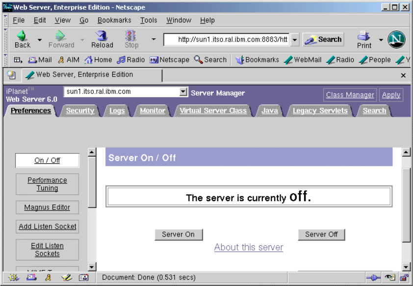 Installing The Sun ONE Web Server - IBM WebSphere Portal For ...