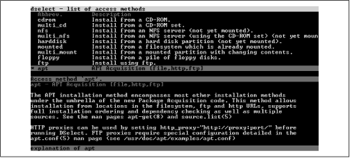 Choosing the access method