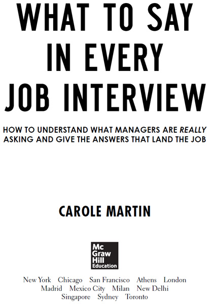 WHAT TO SAY IN EVERY JOB INTERVIEW: HOW TO UNDERSTAND WHAT MANAGERS ARE ...