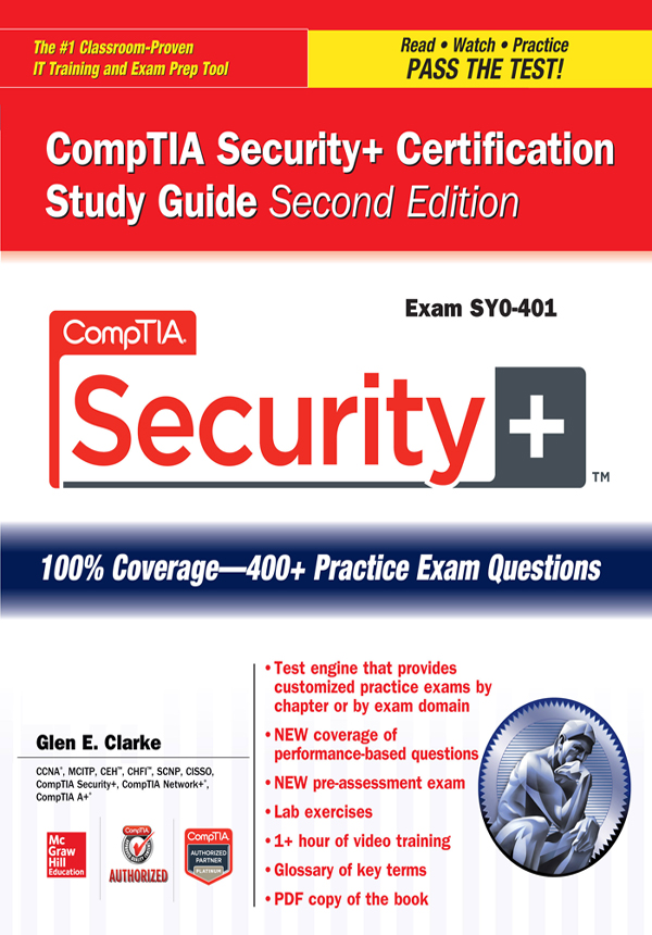 Cover CompTIA Security Certification Study Guide Second Edition Exam SY Nd Edition