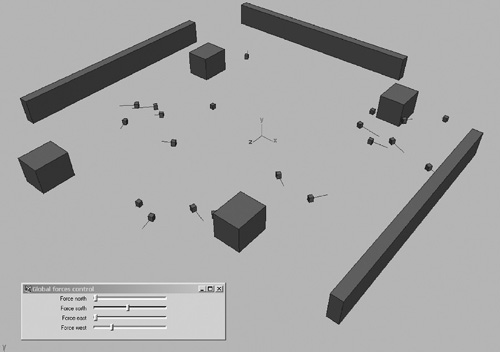 Finished crowd system.