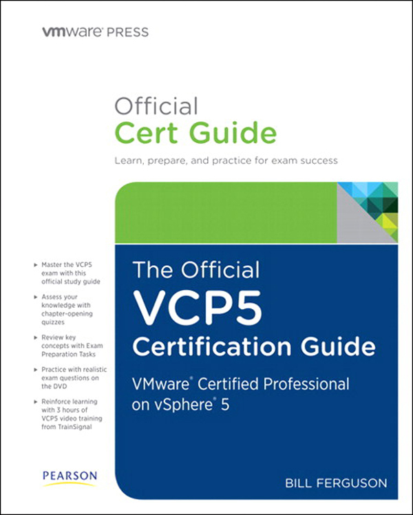 Cover Page - The Official VCP5 Certification Guide [Book]