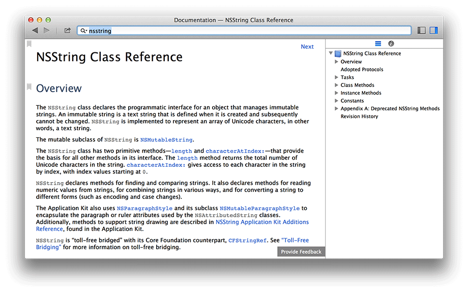 Class References - Objective-c Programming: The Big Nerd Ranch Guide [book]