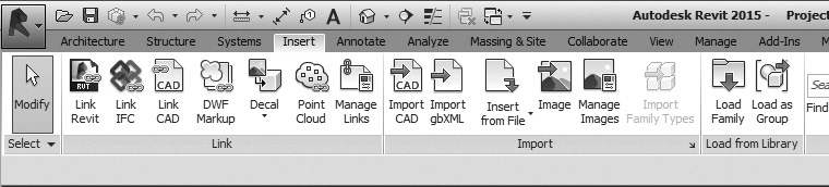 Chapter 12. Insert Tab - Revit® Architecture 2015: A Hands-On Guide [Book]