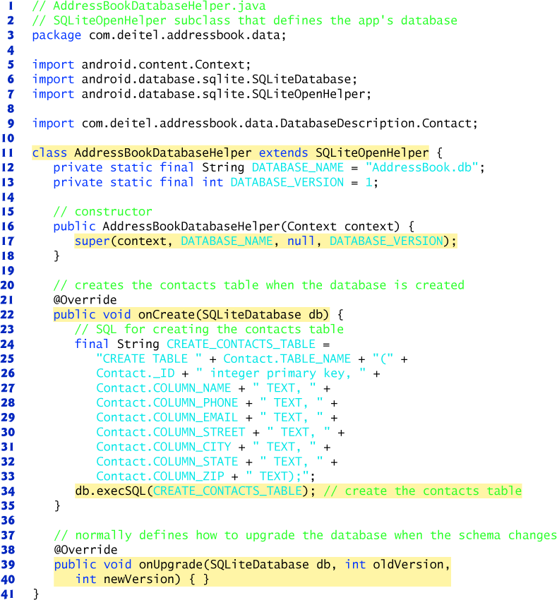 Computer code. The code has 41 lines.