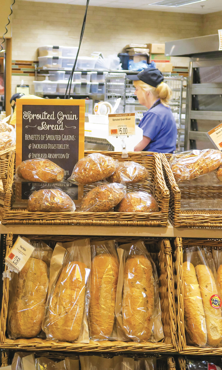 A photo of the bakery department of a Wegmans supermarket in Pittsford, New York.