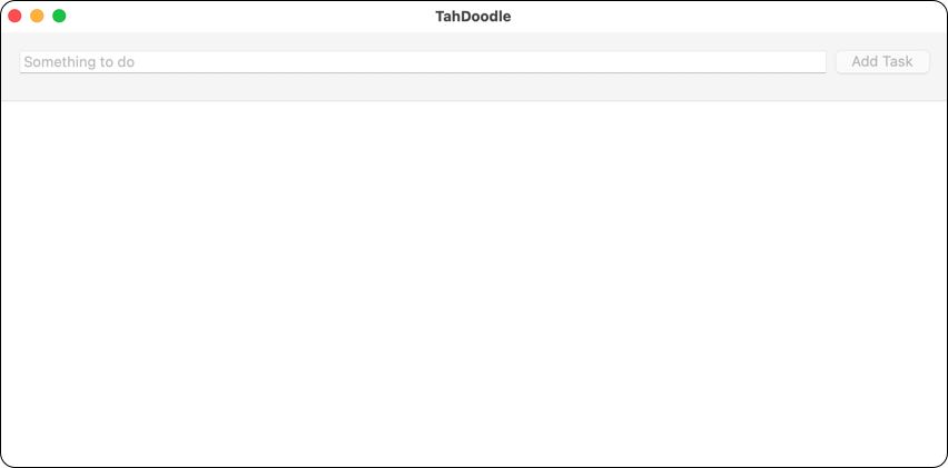 TahDoodle on macOS