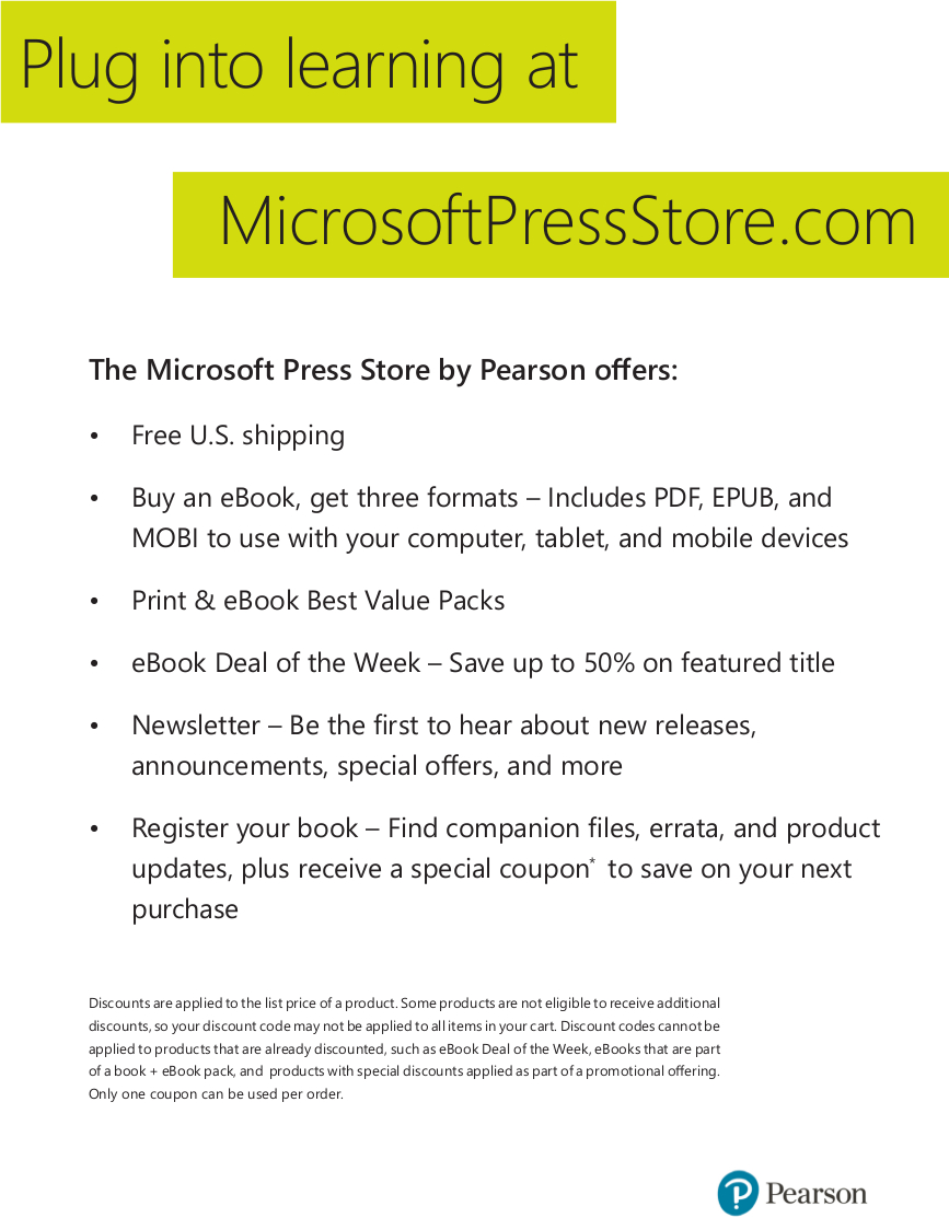 Back Cover - MOS Study Guide For Microsoft Excel Exam MO-200 [Book]