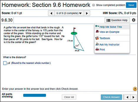 A screenshot of a math lab window.