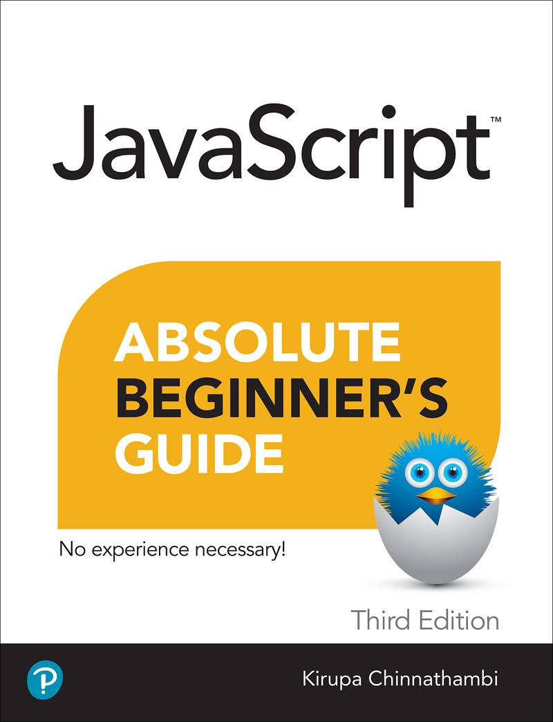 Cover Page - Javascript Absolute Beginner's Guide, 3rd Edition [Book]