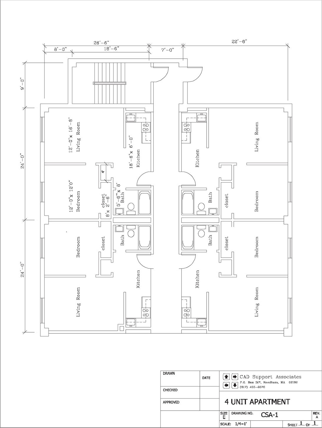 Appendix A Drawing Projects Discovering AutoCAD 2024 Book   Figure Z01 01 