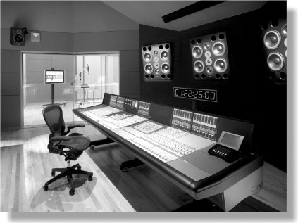 Example of a professional monitoring system: Paragon Studios, Franklin, TN. (Courtesy of Solid State Logic LTD, www.solid-state-logic.com.)