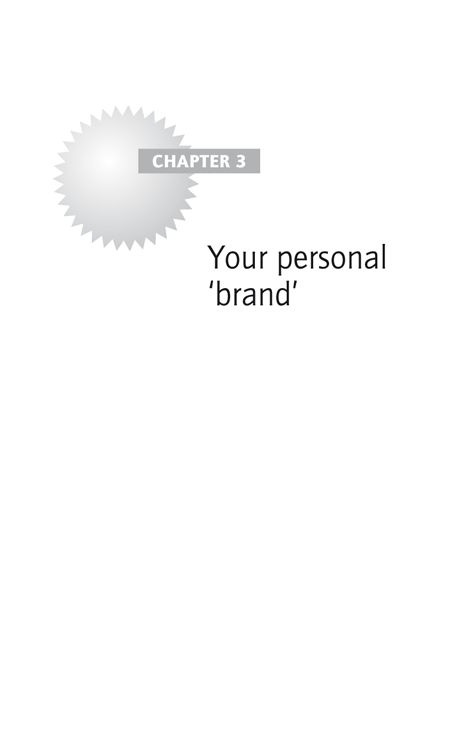 Chapter 3: Your personal ‘brand’