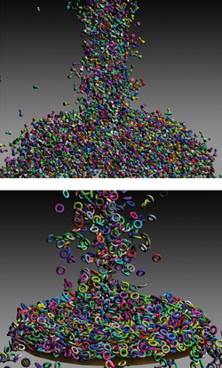 Real-Time Simulation Results of Chess Pieces and Tori