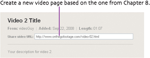 Create More Video Pages