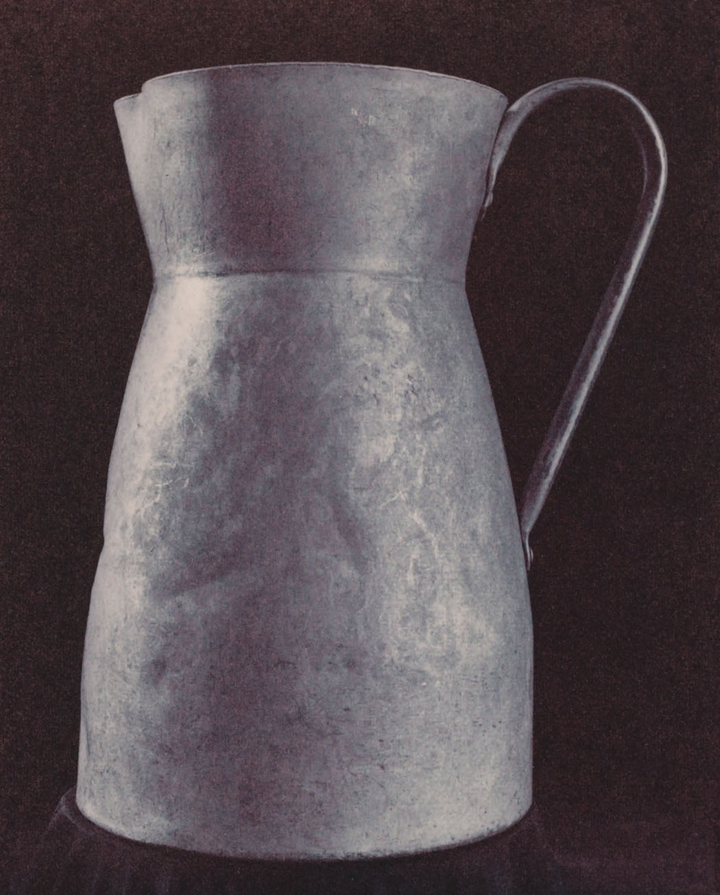 Figure 2.1 Milk Jug 3. 5″ x 4″ chrysotype print on Arches Platine paper. © Tony McLean, 1999