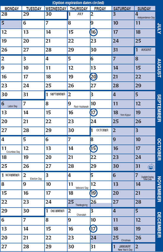 2010 STRATEGY CALENDAR