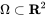 normal upper Omega subset-of bold upper R squared