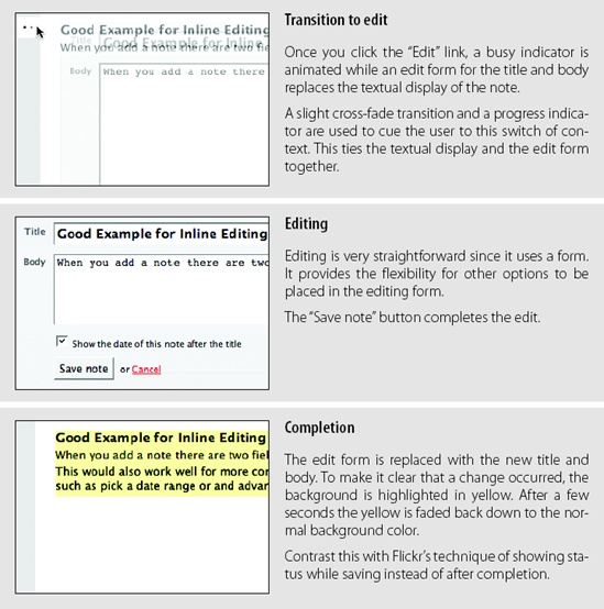 Backpackit reveals a multi-field form for editing a note’s title and body