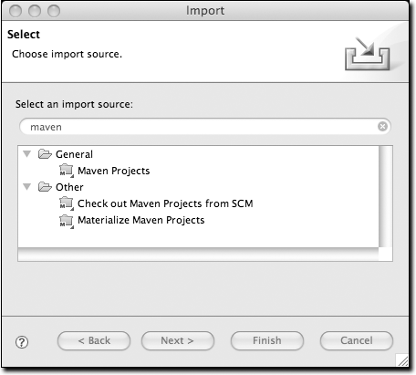 Importing a Maven project