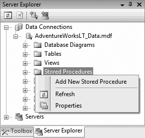 Adding a new stored procedure