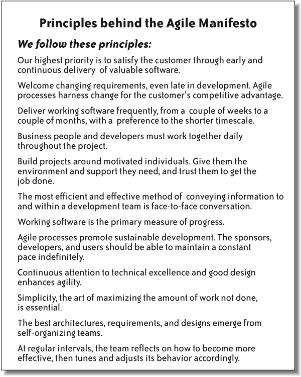 Agile principles